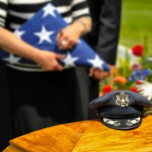 Honorable discharged veterans are entitled to burial rights per the VA